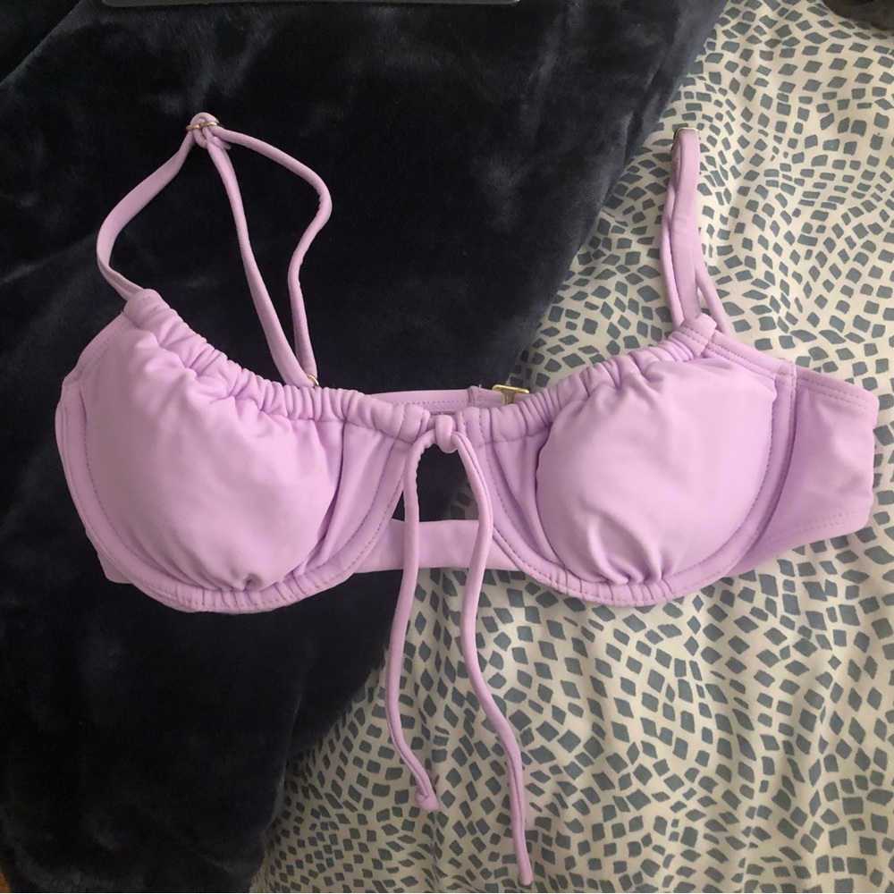 Purple bikini top (no bottom)